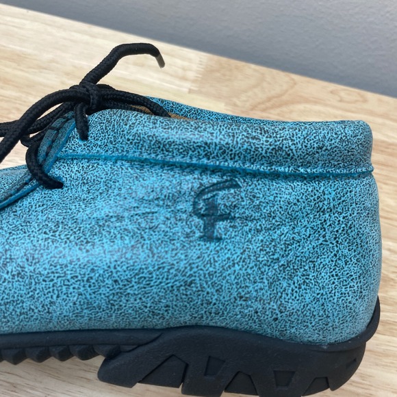 Ferrini Rogue Blue Leather Upper Lace Up Ankle Chukka Boots Womens Size 7.5 NWOT - Picture 9 of 9